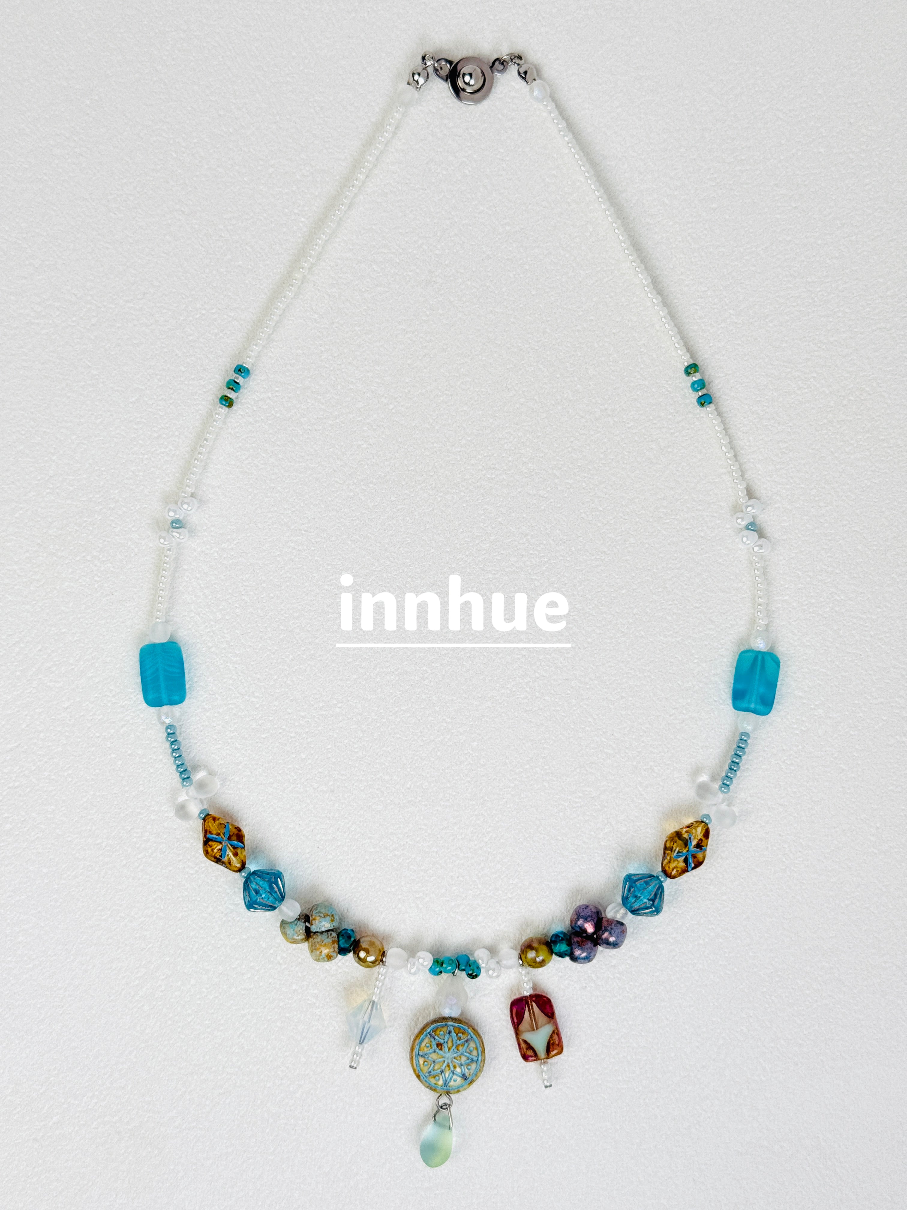 Lucky Finds You Here — Lucky Charm Beaded Necklace