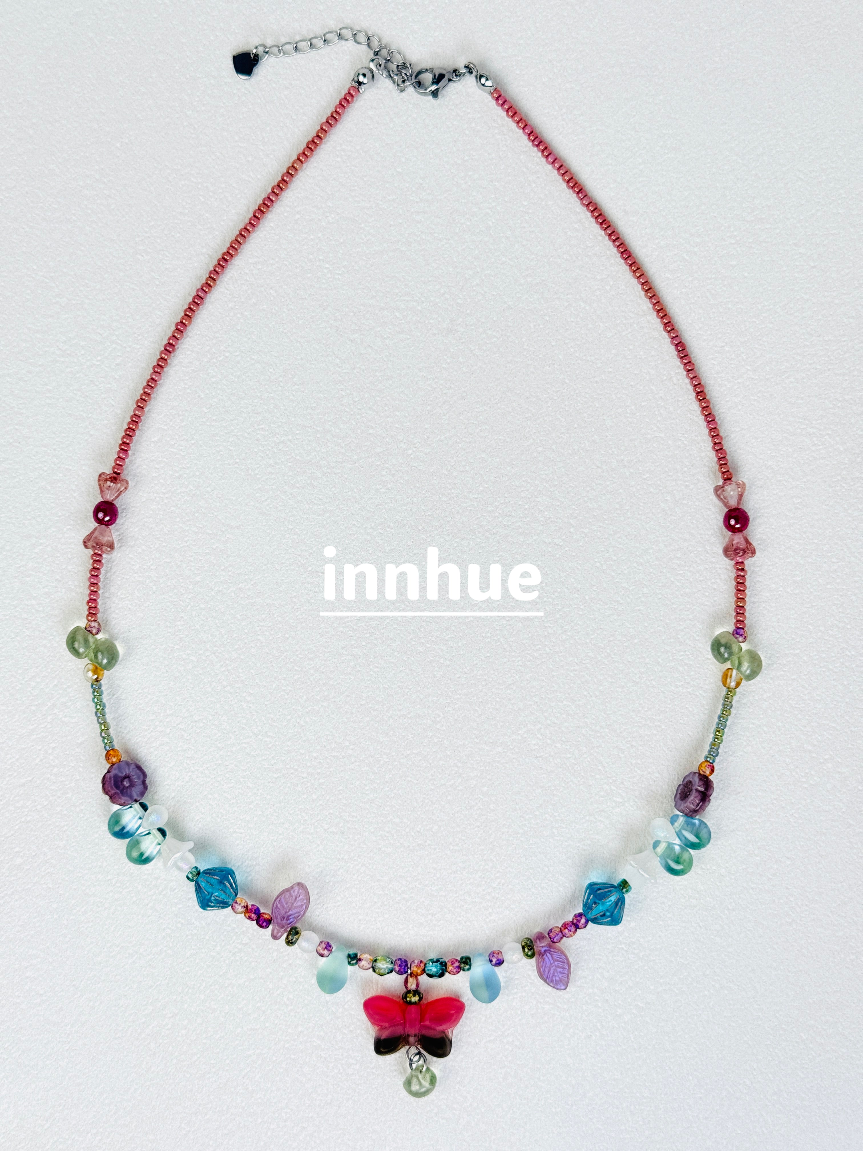 She Landed Just Once — Butterfly Charm Necklace